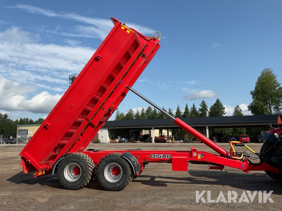 Lastväxlarvagn Bigab 17-20 med schaktflak