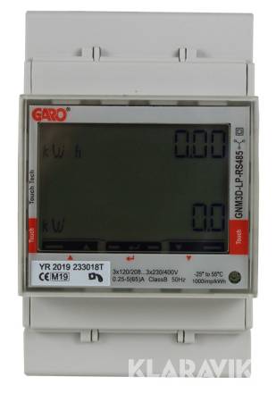 Garo Energimätare 340 styck och Garo JFB 40A 1000 styck