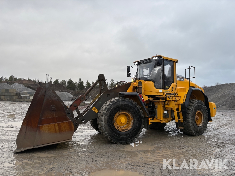 Hjullastare Volvo L180H med skopa