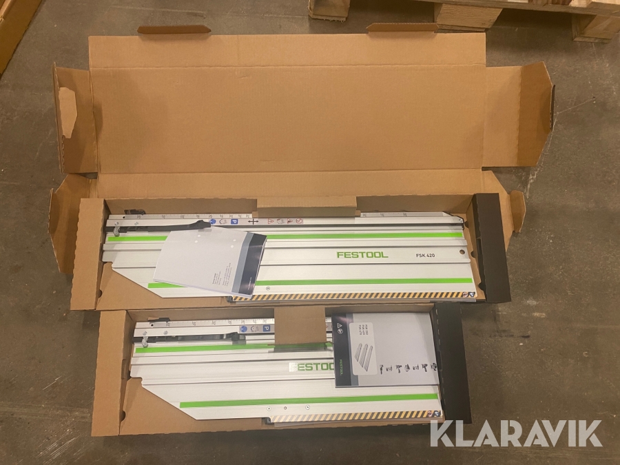 Linjaler 2 st Festool FSK 250 / FSK 420 (Nya)