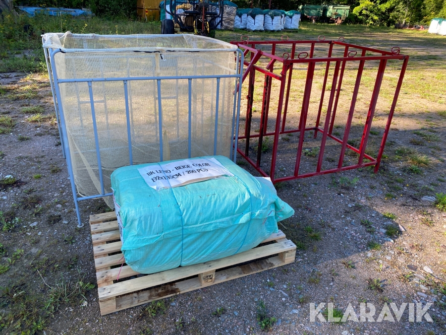 Säckstativ med säck  Hydropall och europall  