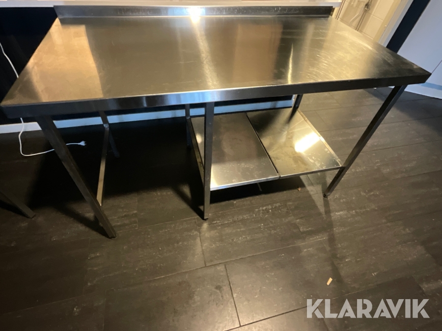 Diskbänk   rostfri, 1.5m