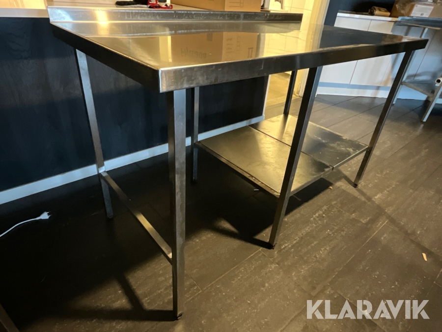 Diskbänk   rostfri, 1.5m