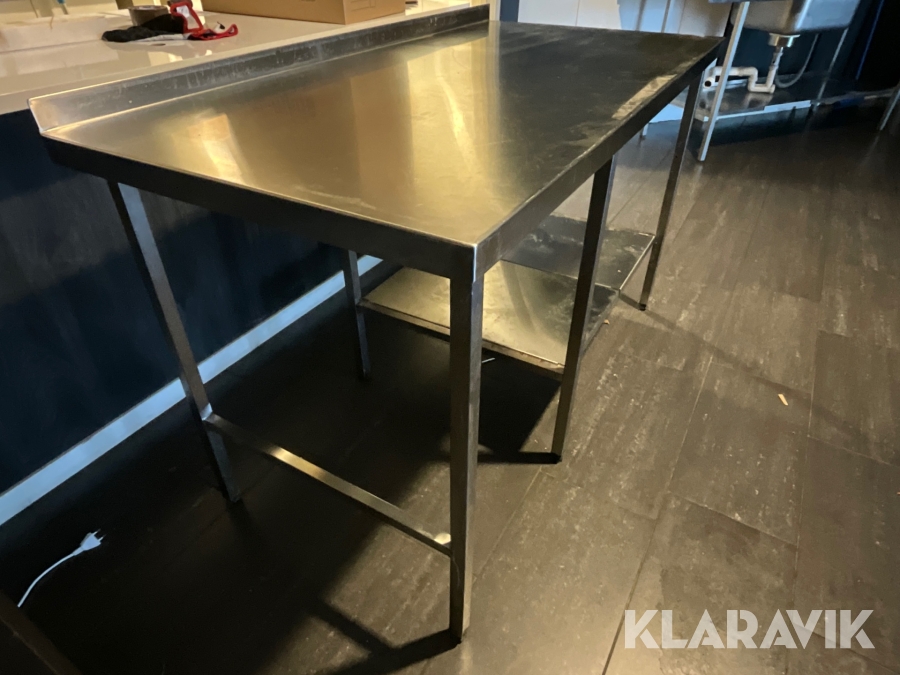 Diskbänk   rostfri, 1.5m