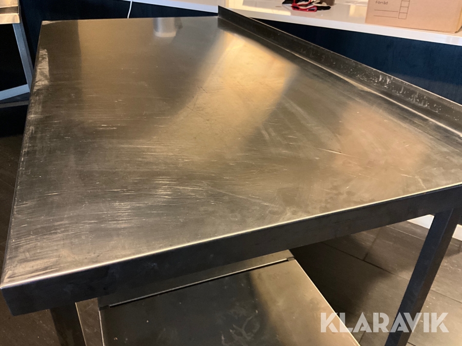 Diskbänk   rostfri, 1.5m