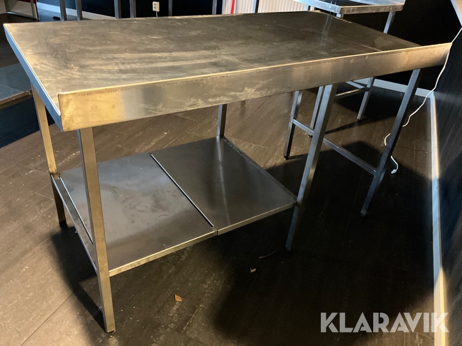 Diskbänk   rostfri, 1.5m