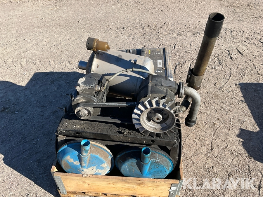 Vakuumpump och diskmaskin till mjölkanläggning Delaval vp76 & c200