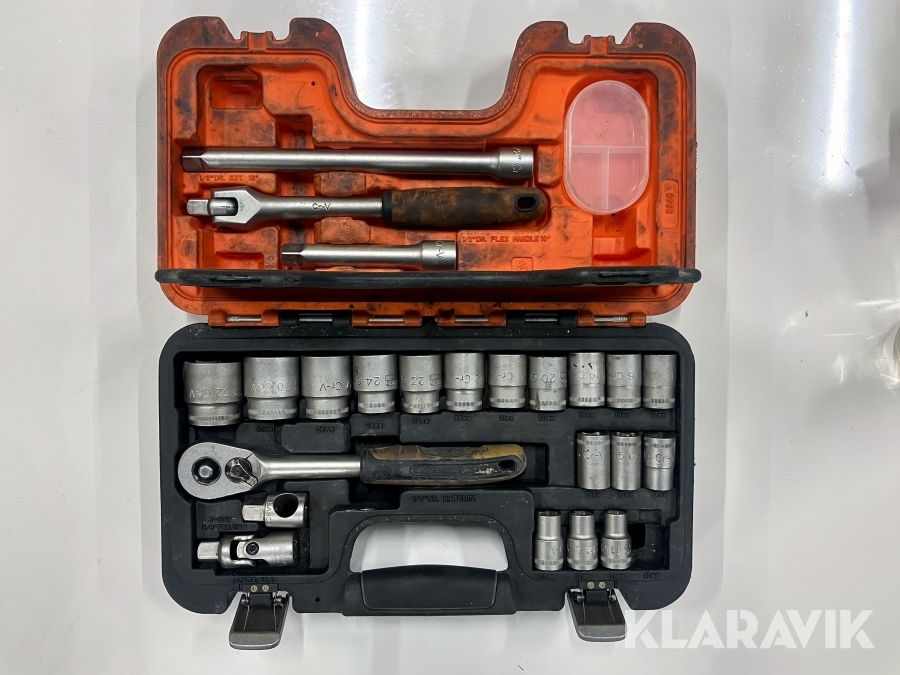 Hylsnyckelsats med 23 delar Bahco S240