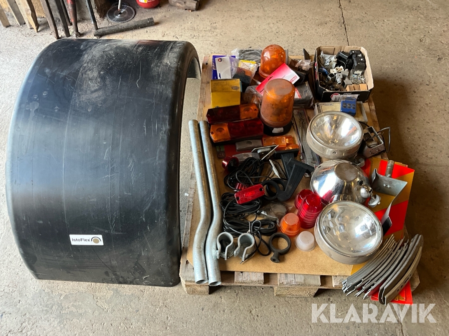 Diverse reservdelar eldelar och övrigt