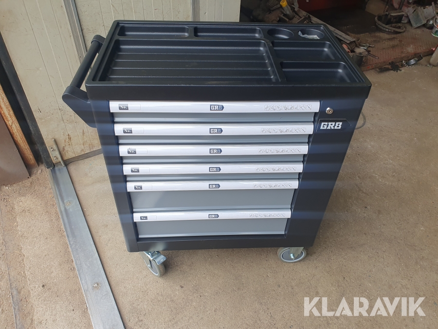 Verktygsvagn med verktyg