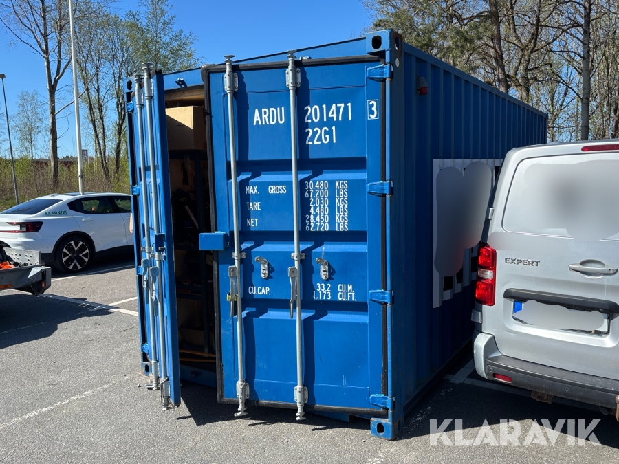Container isolerad 20 fot