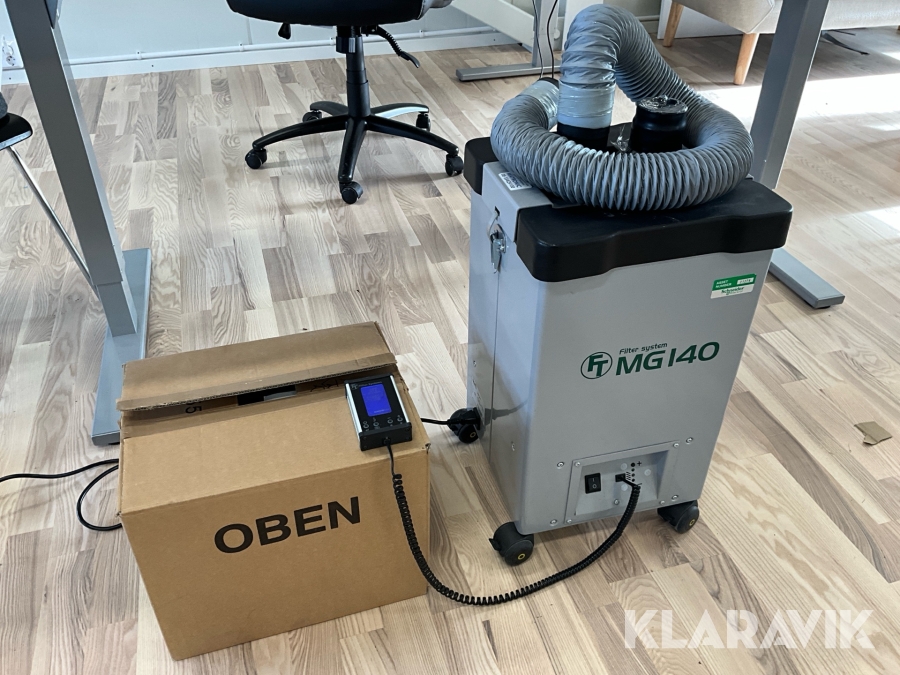 Lödrökutsug Weller FT MG 140 med extra filter