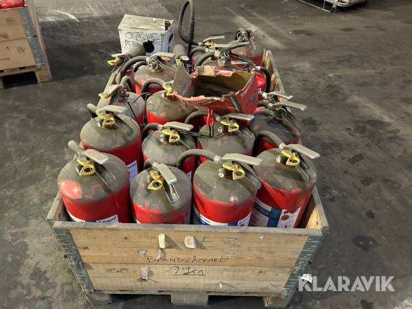 Brandsläckare ca 20 st