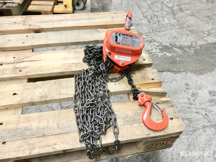 Kättingblock Nytt 1000 kg