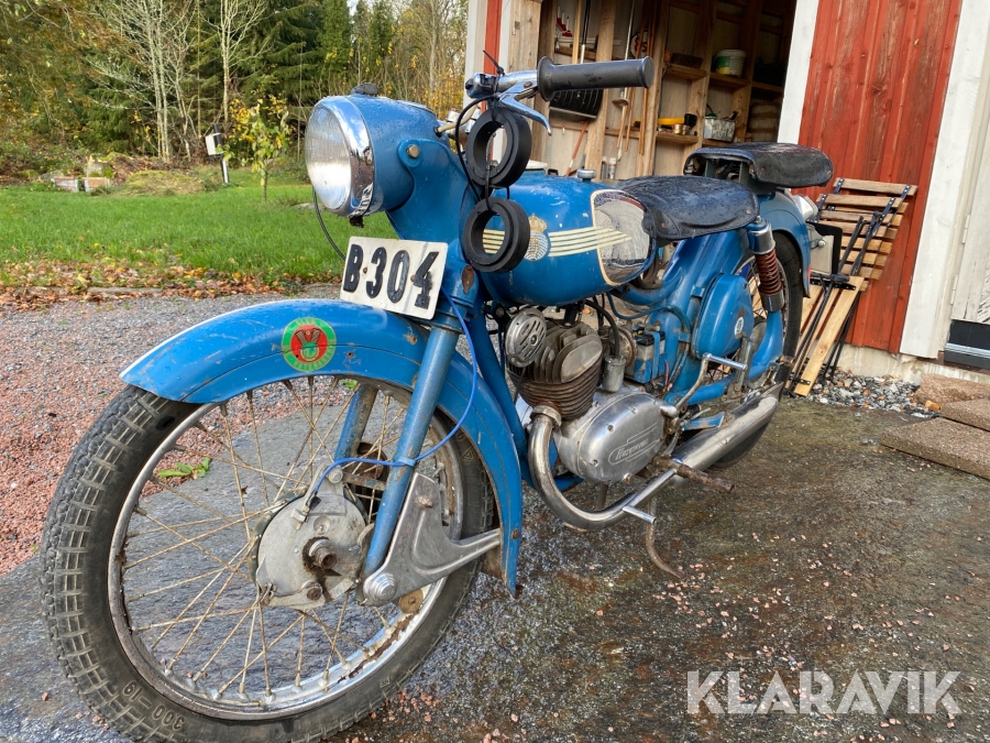 Veteranmotorcykel Husqvarna Drömbåge