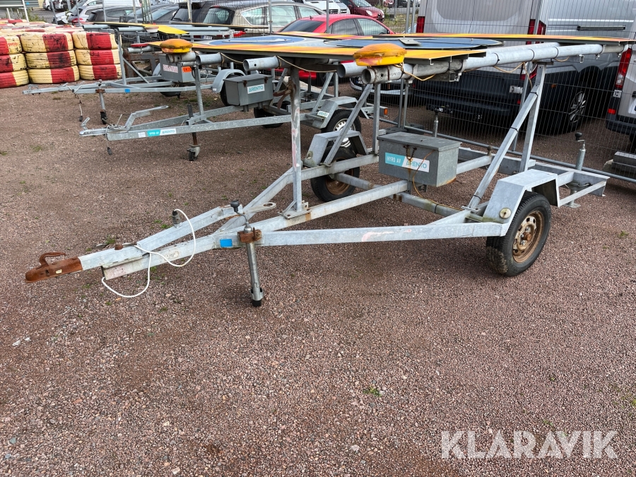 Skyltvagn Blinkfyrar