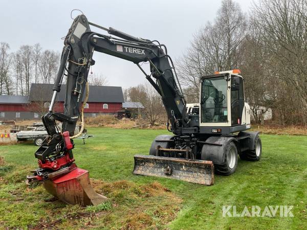 Hjulgrävare Terex TW110 med tiltrotator