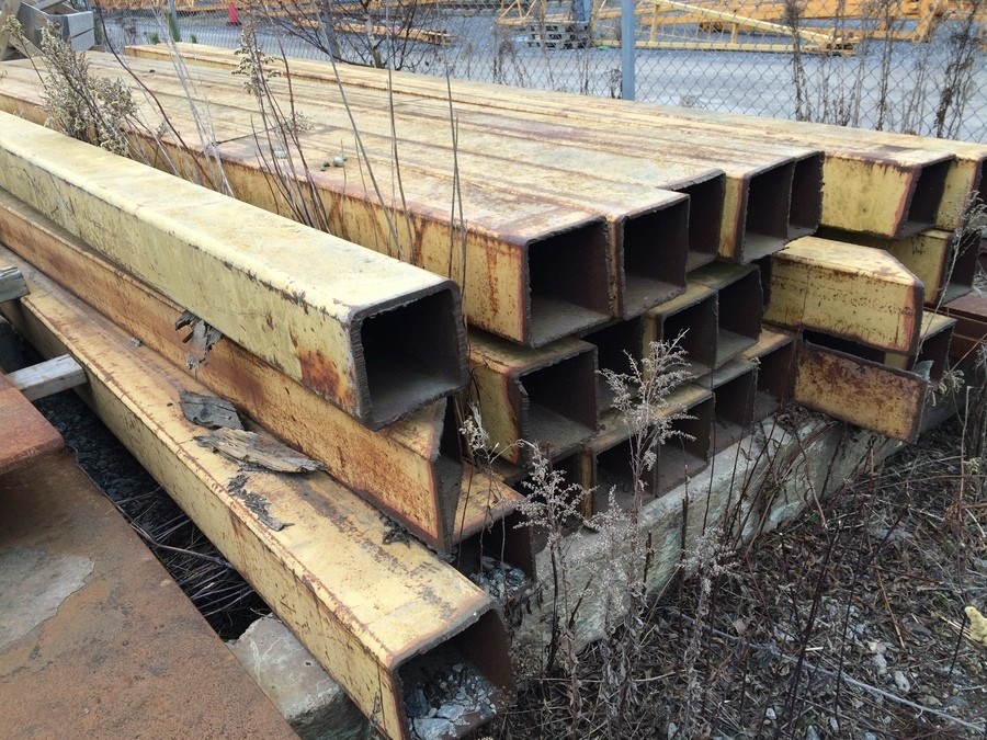 28st järnbalkar fyrkantsrör