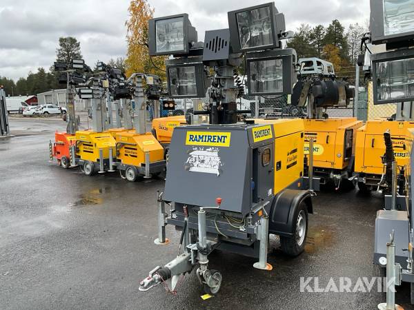 Belysningsmast Atlas Copco QLT H50 dieseldriven