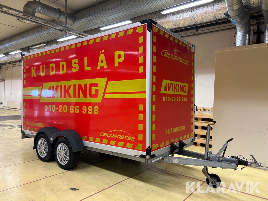 Komplett Kuddsläp Hambuar HZ2000-B för bärgning