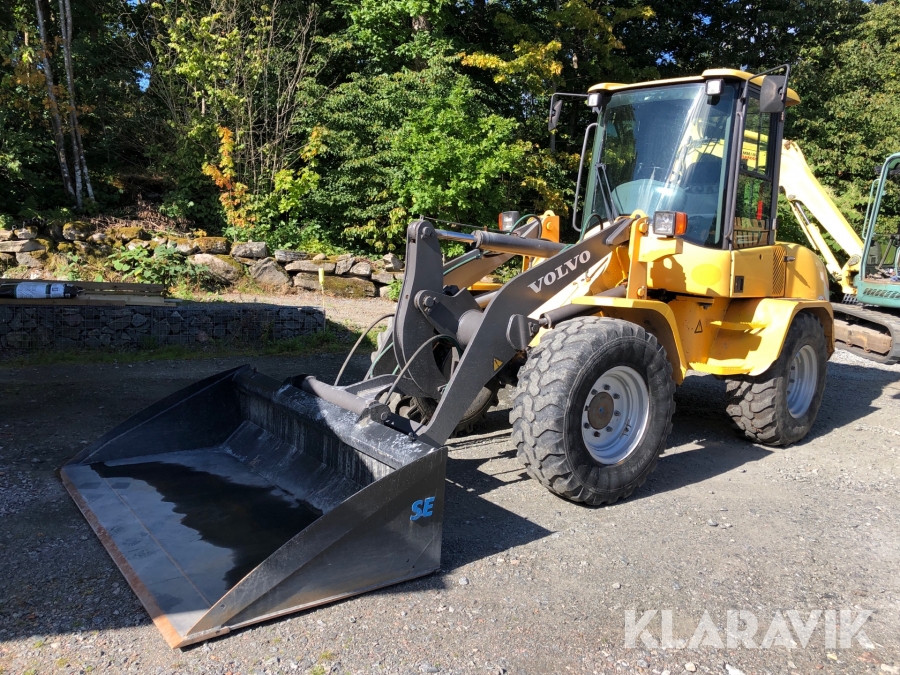 Hjullastare Volvo L35 B-Z med gafflar & skopa