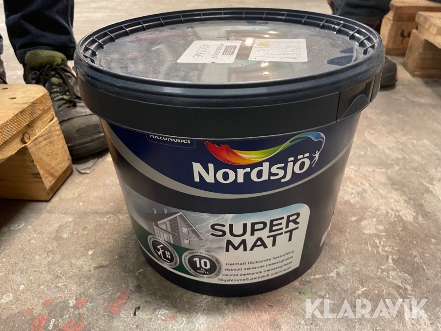 Fasadfärg Nordsjö S1020-Y20R supermatt täckande, 90 liter