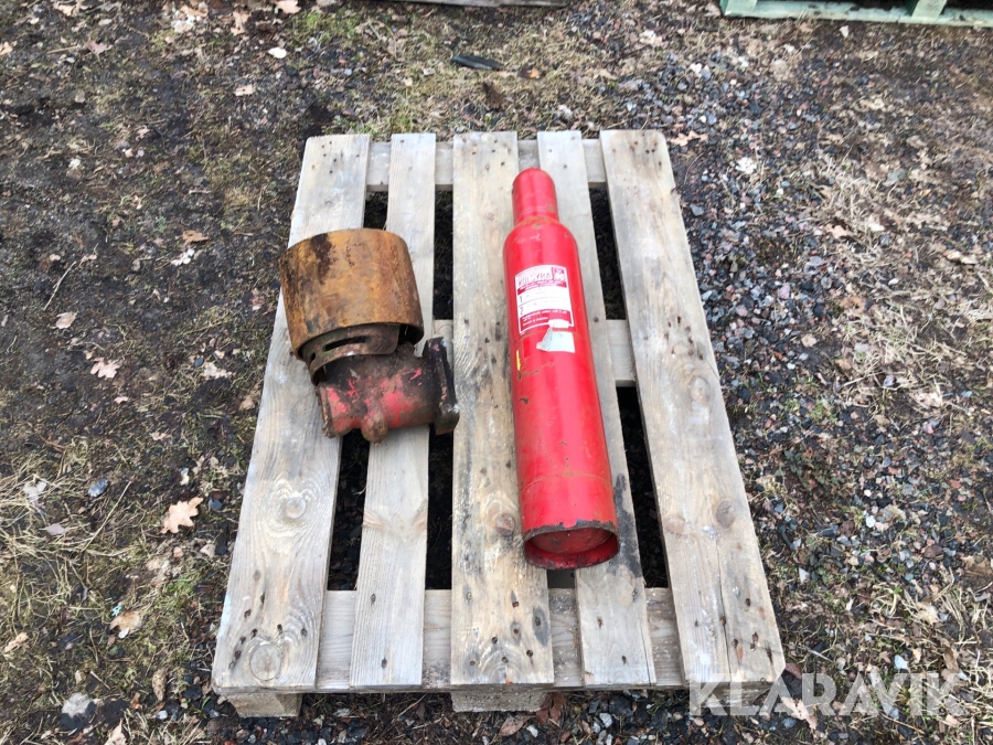 Remskiva till traktor och brandsläckare