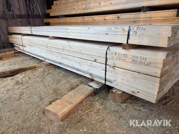 Virkespaket 45x195 ca 252 LM