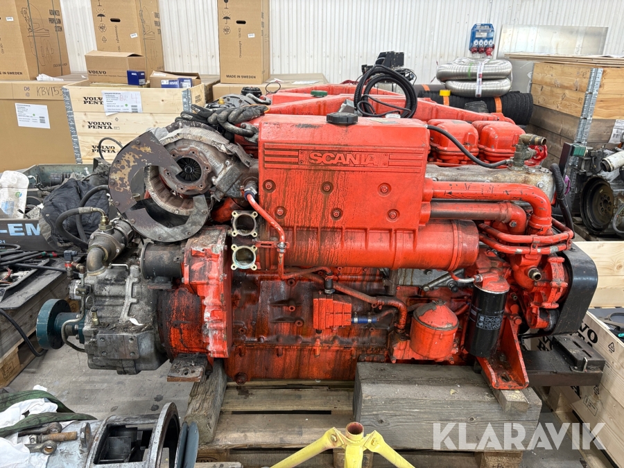 Motor Scania DI 12 59 med backslag