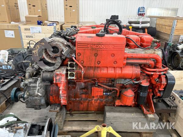 Motor Scania DI 12 59 med backslag