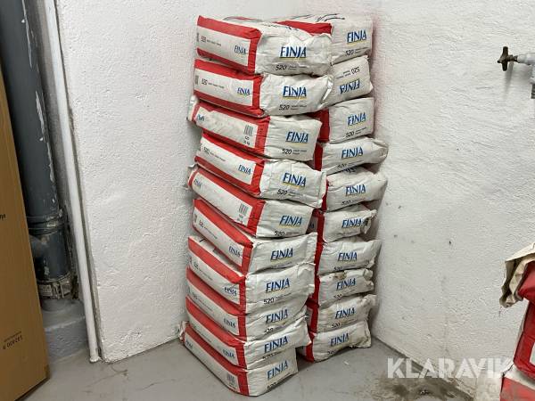 Spackel golv/Golvavjämning Finja 520 Industri 20kg x 20st