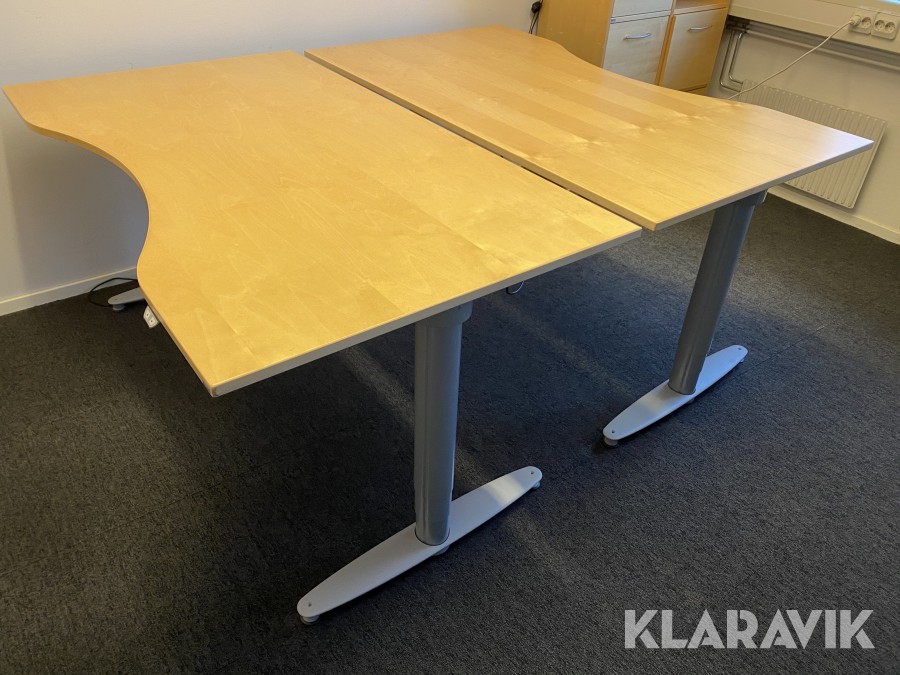 Höj & sänkbara skrivbord Kinnarps 4st
