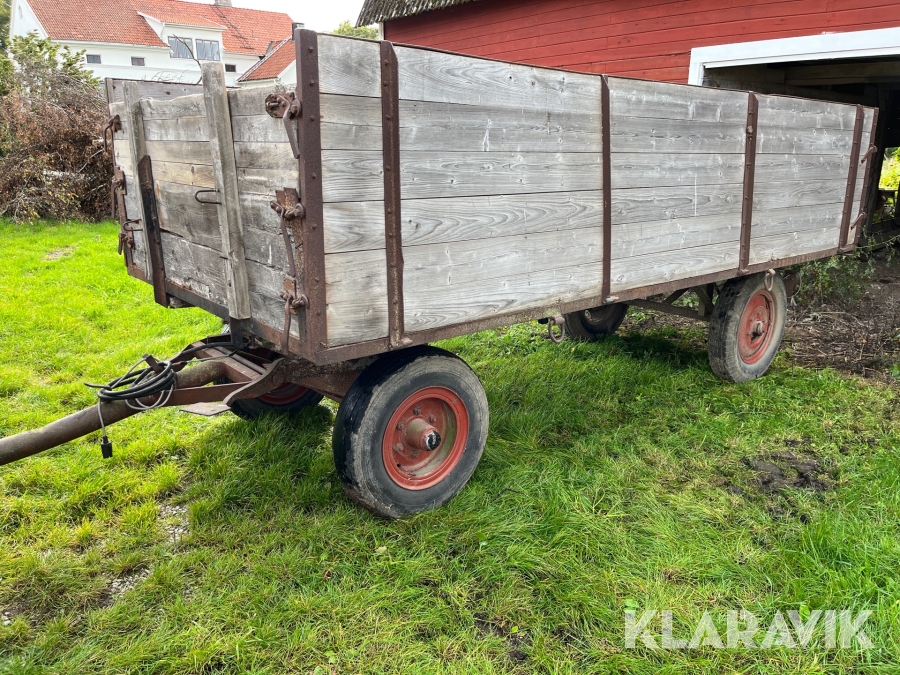 Spannmålsvagn 7 ton med sidotipp