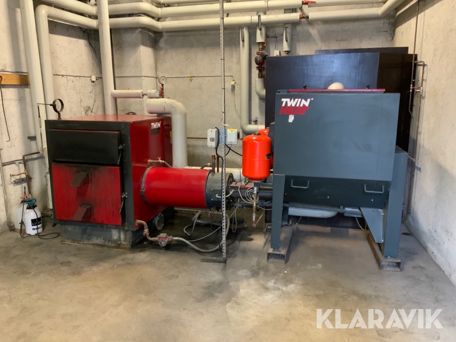Kombipanna ved/pellets Twin Heat 80 kW