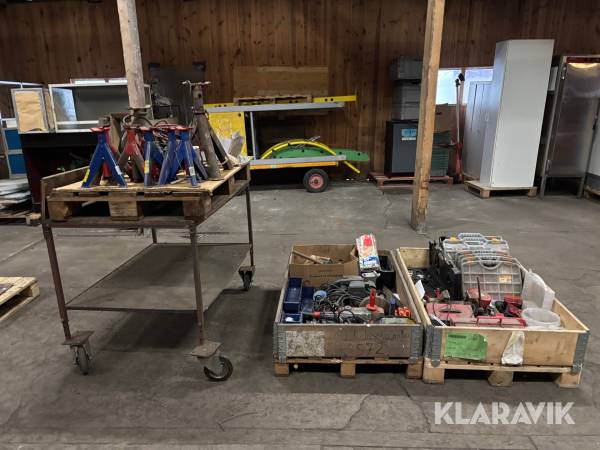 Verkstadsutrustning 3st