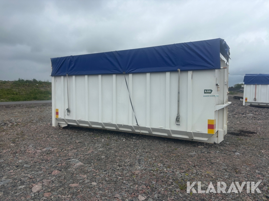 Container för vattenrening på lastväxlarram Ilab 30 m3
