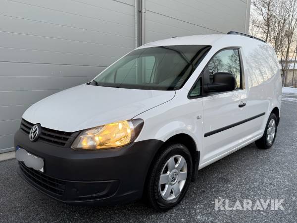 Volkswagen Caddy med verkstadsinredning