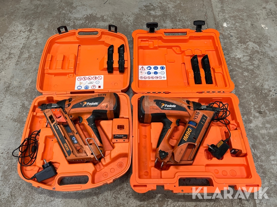 Spikpistoler gasdrivna 2 st Paslode IM90i