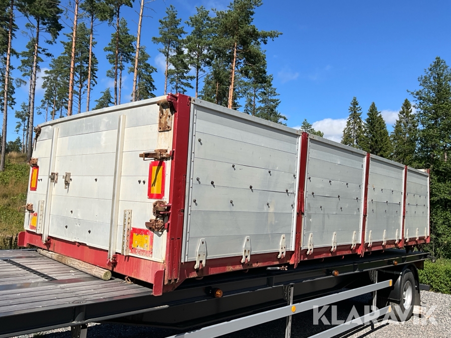 Lastbilsflak aluminiumflak 6,6m