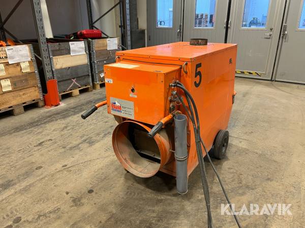 Luftvärmare värmeväxlare olja 50 kw Heylo K 50