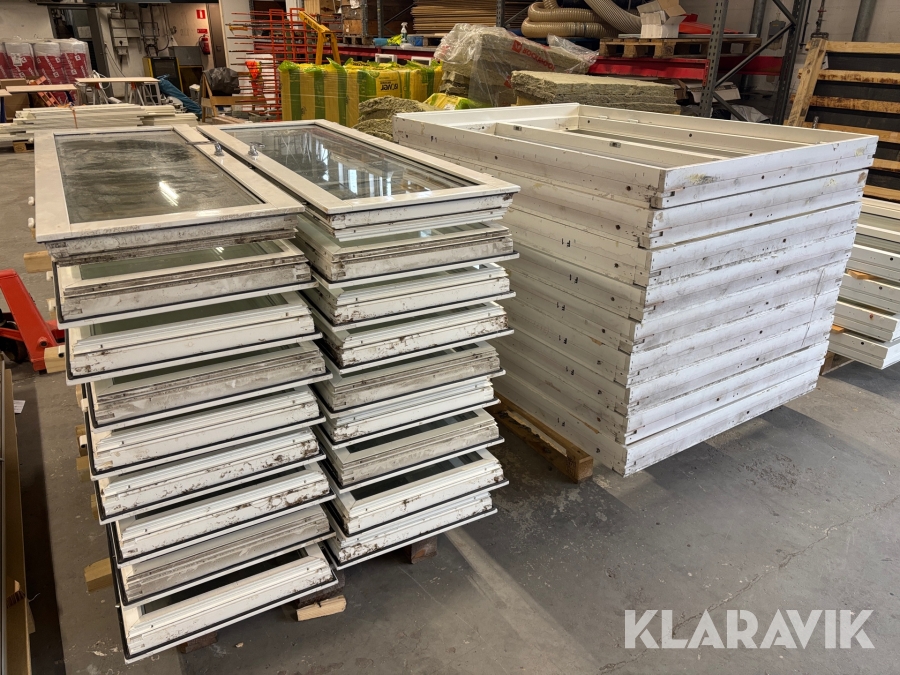 Fönster 12x16 vit 9st