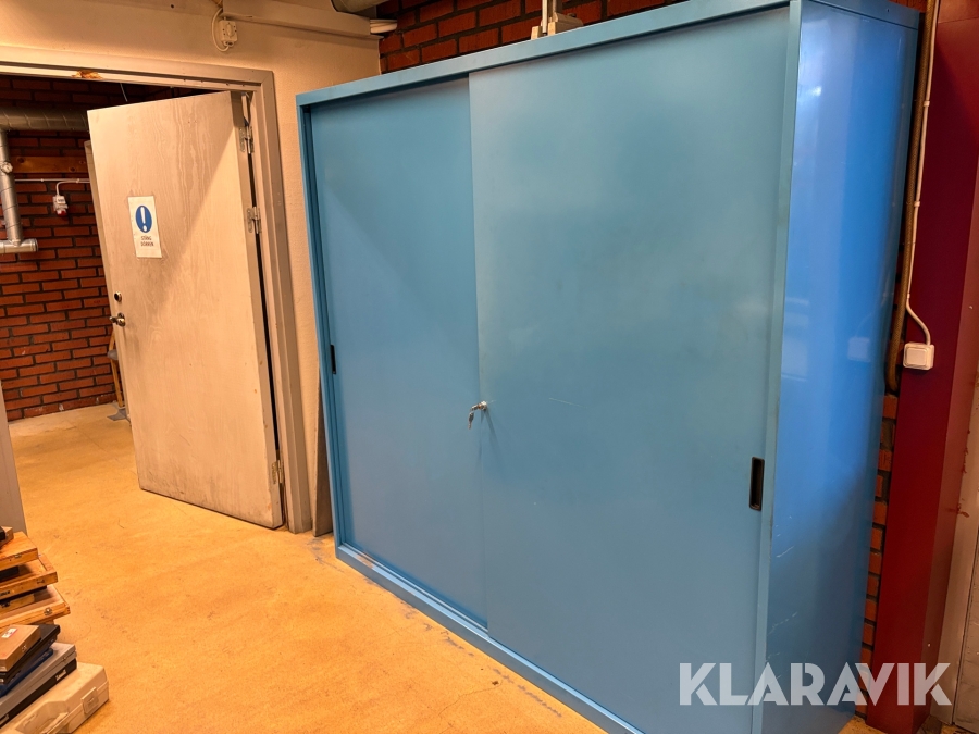 Verktygsskåp med mätutrustning