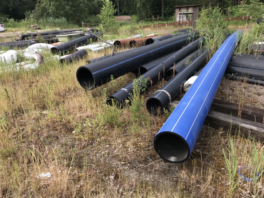 Plaströr stort parti