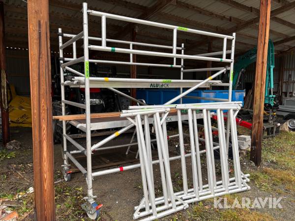Byggställning Alulock