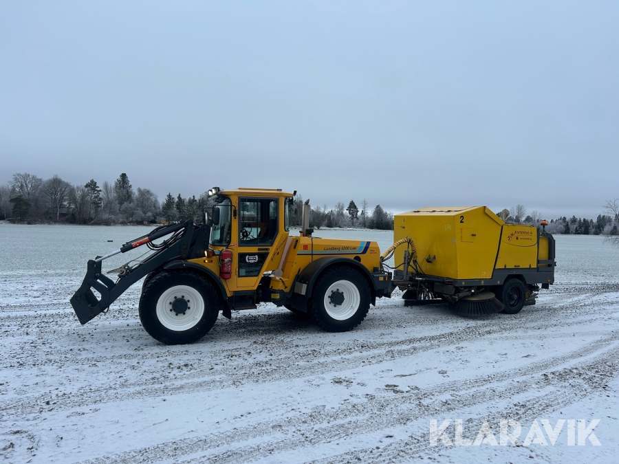 Hjullastare Lundberg 6200LSE Sopmaskin Broddson Nordic