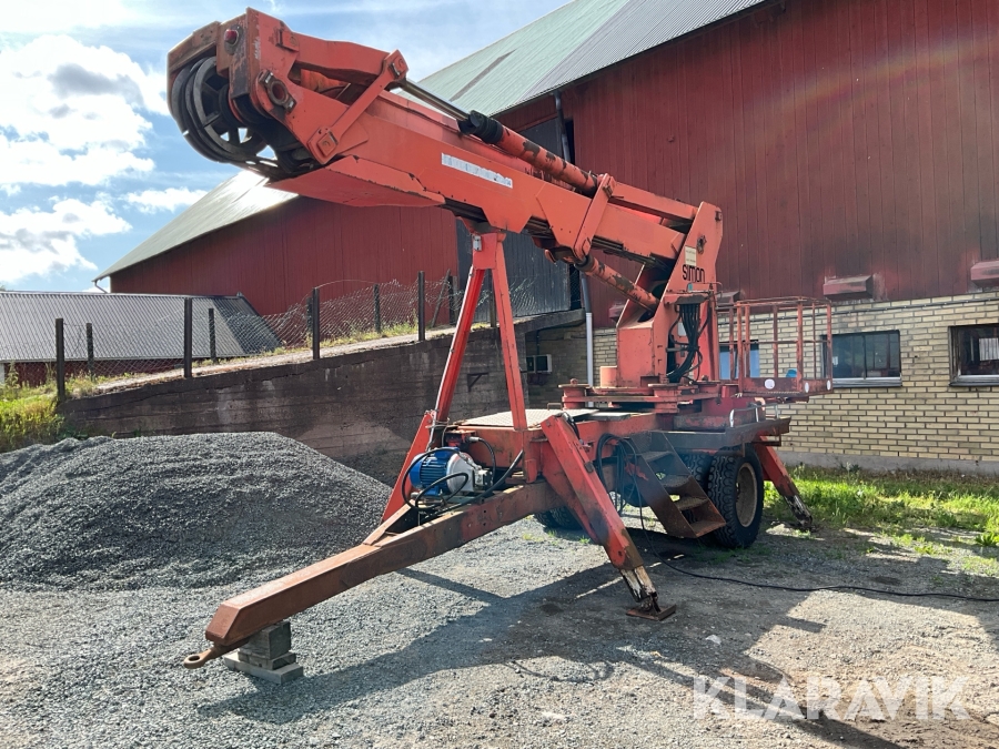 Släpvagnslift Simon Cara 170 el- och traktordriven, 17 m