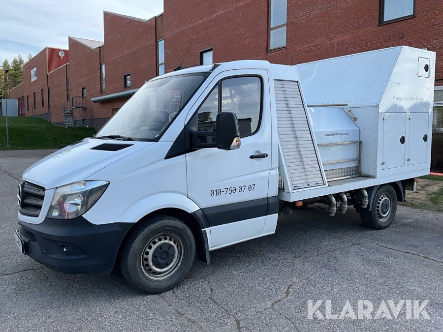 Kärltvättlastbil Mercedes-Benz Sprinter 316