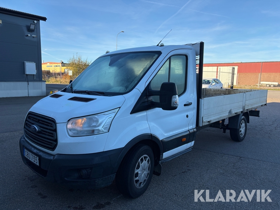Lätt Lastbil Ford Transit med flak