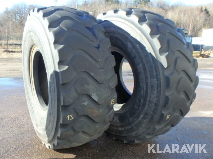 Entreprenaddäck Michelin XHA 23,5R25* L3 2 st