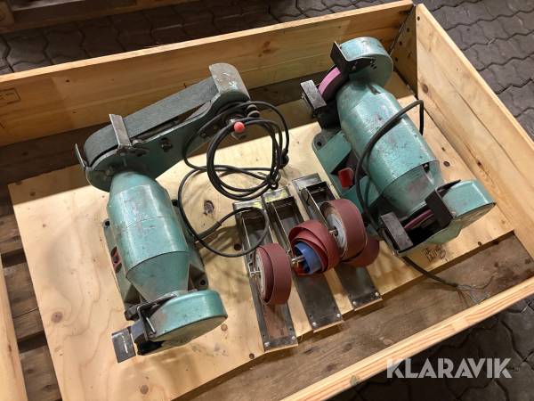 Bänkslipmaskiner VEM DS 200/2  /  ES 160 2 st